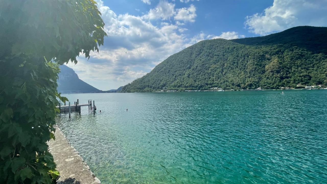 Ferienwohnung La Casa Sul Lago Maroggia Exterior foto